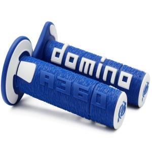 puños moto domino off road rps azul-blanco Â· 2